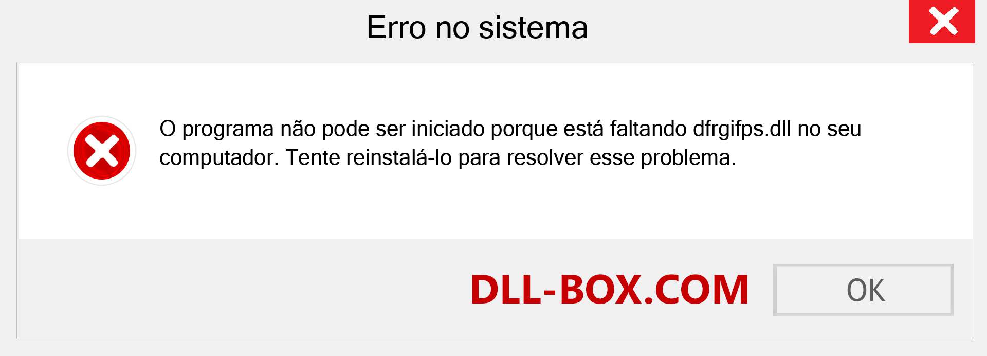 Arquivo dfrgifps.dll ausente ?. Download para Windows 7, 8, 10 - Correção de erro ausente dfrgifps dll no Windows, fotos, imagens